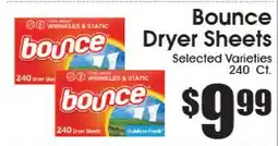 Supremo Foods Inc Bounce Dryer Sheets offer