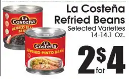 Supremo Foods Inc La Costeña Refried Beans offer