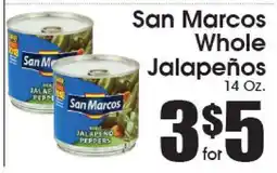 Supremo Foods Inc San Marcos Whole Jalapeños offer