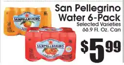Supremo Foods Inc San Pellegrino Water 6-Pack offer