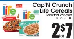 Supremo Foods Inc Cap'N Crunch Life Cereals offer