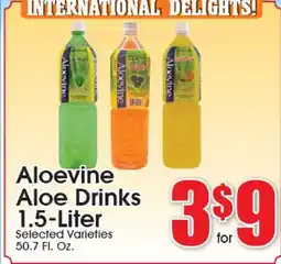 Supremo Foods Inc Aloevine Aloe Drinks offer