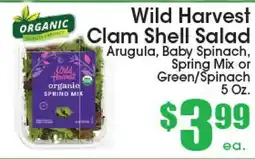 Supremo Foods Inc Wild Harvest Clam Shell Salad offer