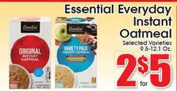 Supremo Foods Inc Essential Everyday Instant Oatmeal offer
