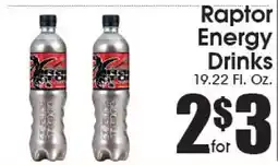 Supremo Foods Inc Raptor Energy Drinks offer