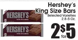 Supremo Foods Inc Hershey's King Size Bars offer