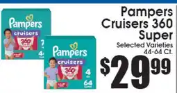 Supremo Foods Inc Pampers Cruisers 360 Super offer