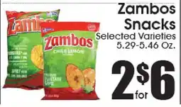 Supremo Foods Inc Zambos Snacks offer