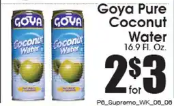 Supremo Foods Inc Goya Pure Coconut Water offer