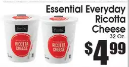 Supremo Foods Inc Essential Everyday Ricotta Cheese offer