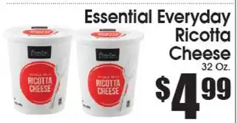 Supremo Foods Inc Essential Everyday Ricotta Cheese offer
