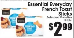 Supremo Foods Inc Essential Everyday French Toast Sticks offer