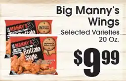 Supremo Foods Inc Big Manny's Wings offer