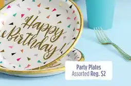 Dollar General Party Plates offer