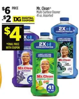 Dollar General Mr. Clean Multi-Surface Cleaner offer