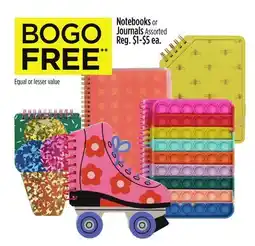 Dollar General Notebooks or Journals offer