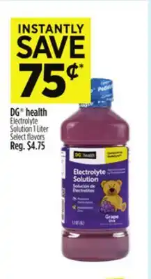 Dollar General DG health Electrolyte Solution offer