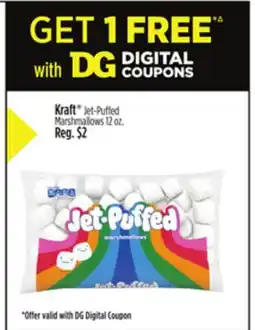 Dollar General Kraft Jet-Puffed Marshmallows offer