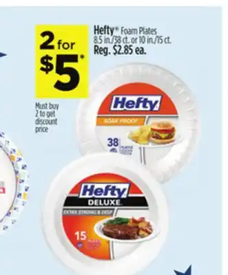 Dollar General Hefty Foam Plates offer