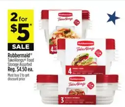 Dollar General Rubbermaid TakeAlongs Food Storage offer