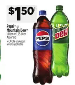 Dollar General Pepsi or Mountain Dew offer