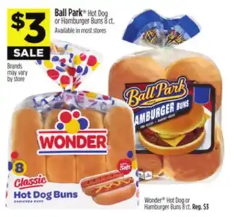 Dollar General Ball Park Hot Dog or Hamburger Buns offer