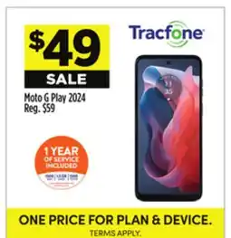 Dollar General Tracfone Moto G Play 2024 offer