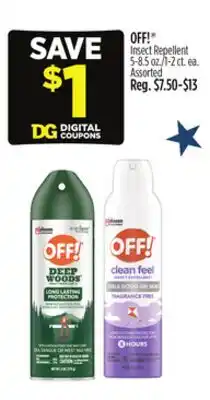 Dollar General OFF! Insect Repellent offer
