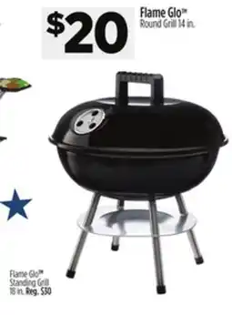 Dollar General Flame Glo Standing Grill offer