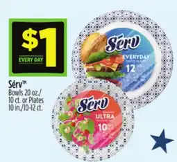 Dollar General SérvTM Bowls or Plates offer