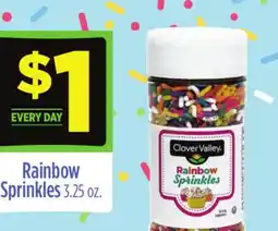 Dollar General Clover Valley Rainbow Sprinkles offer