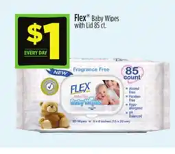 Dollar General Flex Baby Wipes with Lid offer