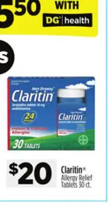 Dollar General Claritin Allergy Relief Tablets offer