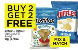 Dollar General Ruffles or Tostitos Chips offer