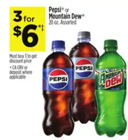 Dollar General Pepsi or Mountain Dew offer