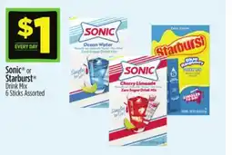 Dollar General Sonic or Starburst Drink Mix offer