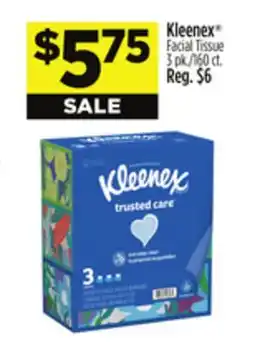 Dollar General Kleenex Facial Tissue offer
