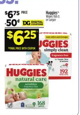 Dollar General Huggies Wipes offer