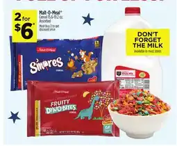Dollar General Malt-O-Meal CEREAL offer