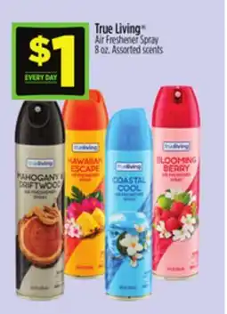 Dollar General True Living Air Freshener Spray offer