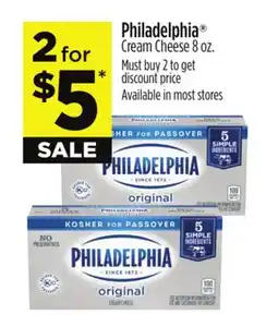 Dollar General Philadelphia Cream Cheese offer