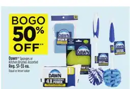 Dollar General Dawn Sponges or Kitchen Brushes offer