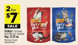 Dollar General Friskies Cat Treats Party Mix offer
