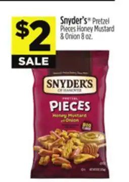 Dollar General Snyder's Pretzel Pieces Honey Mustard & Onion offer