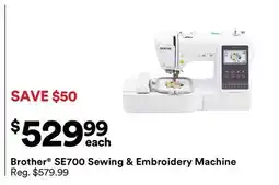 Michaels Brother SE700 Sewing & Embroidery Machine offer