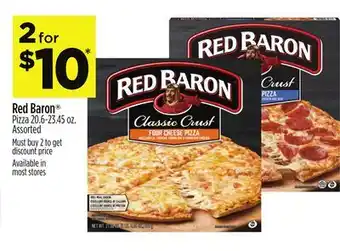 Dollar General Red Baron Pizza offer