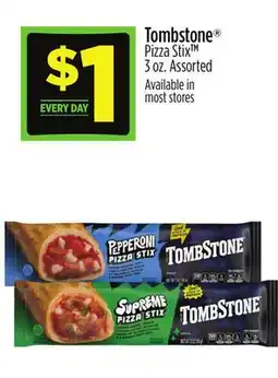 Dollar General Tombstone Pizza Stix offer