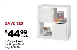 Michaels 4-Cube Shelf by Simply Tidy offer