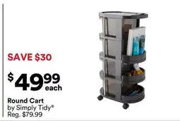 Michaels Round Cart by Simply Tidy offer