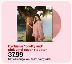 Target Exclusive pretty sad pink vinyl cover + poster offer